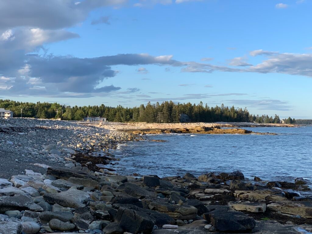 The waterfront near Seawall Campground in Acadia National Park